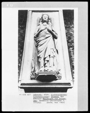 Grabmal der Königin Margarethe von Dänemark (+1282)