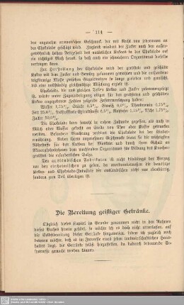 Die Bereitung geistiger Getränke
