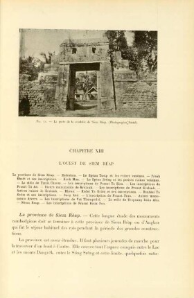Chapitre XIII. L'ouest de Siem Réap