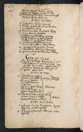Winterhalbjahr 1652/1653. Rektorat Johannes Wurmser