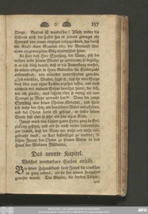 Das neunte Kapitel. Welches wunderbare Sachen enthält.