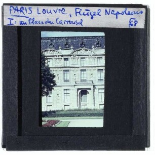 Paris, Louvre (GC 48.8607,2.3372),Paris, Place du Carrousel : Flügel Napoleon I