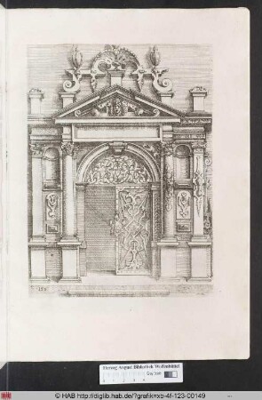 [Portal mit geöffneter Tür. Band IV.]