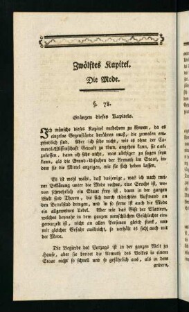 116-170, Zwoelftes Kapitel. Die Mode