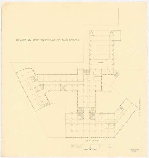 Hochhaus am Blücherplatz, Berlin: Grundriss 1.OG 1:200