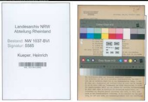 Entnazifizierung Heinrich Kueper , geb. 18.04.1895 (Arbeiter)
