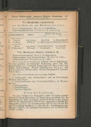 VI. Baukreis: Lauenburg