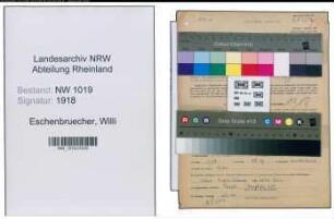Entnazifizierung Willi Eschenbruecher , geb. 07.07.1921 (Schlosser)
