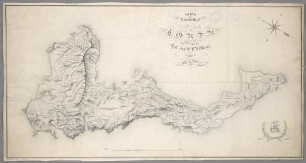 Carta Topografica Dell' Isola di Corfu