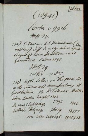 10941-10981, 26. Jan. Contin. v. 9926 Auszüge aus der Allg. Lit. Zeitung Jahrgang 1802, Heft 28-32 (1802) und 1803 Heft 1-25 (Januar-Dec.)