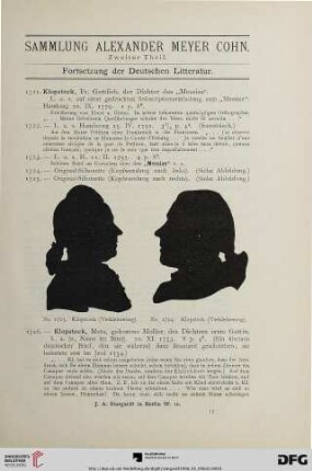 Schriftsteller, Dichter und Gelehrte (Nr. 1721-2537)