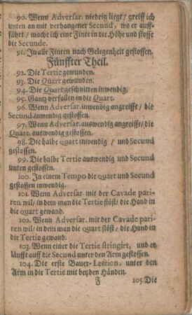 Fünffter Theil.