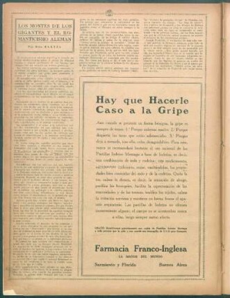 Los montes de los gigantes y el romanticismo alemán