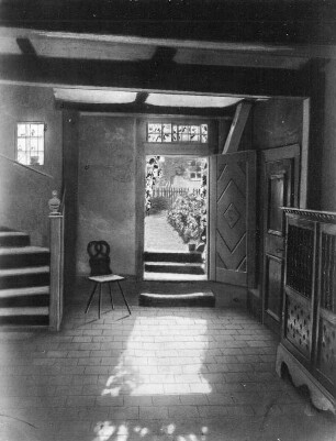 Diele im Eisenacher Bachhaus : Eisenach, Hausflur im Bachhaus am Frauenplan