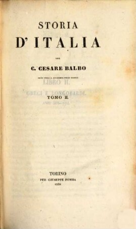 Storia d'Italia, 2