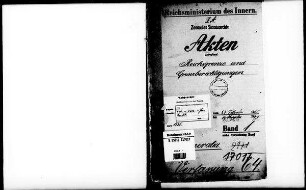 Reichsgrenze und Grenzberichtigungen