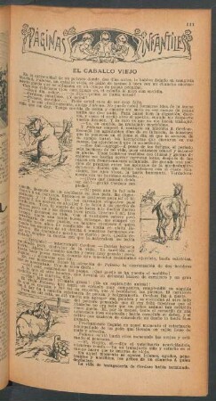 El caballo viejo : Páginas infantiles