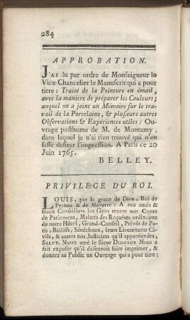 Privilege Du Roi.