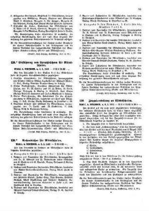 Einführung von Sprachbüchern für Mittelschulen : [Amtliche Erlasse] ; [Amtlicher Teil]