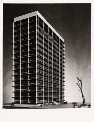 Telefunken-Hochhaus, Berlin-Charlottenburg: Modellansicht