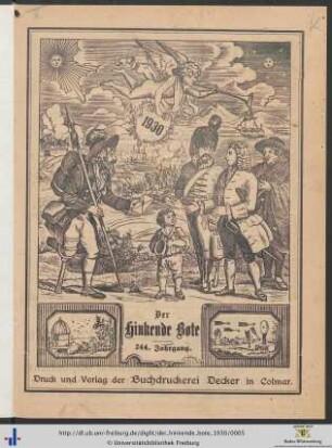 244. Jahrgang: Der hinkende Bote