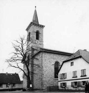 Evangelische Kirche (Kirche, ev.); Babenhausen, Ernst-Ludwig-Straße 7