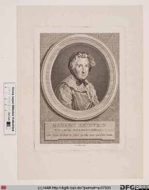 Bildnis Marie-Thérèse Geoffrin, geb. Rodet