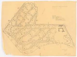 Siedlung Hinrichssegen, Bruckmühl Friedhof: Lageplan 1:200