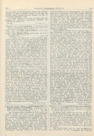 574-575 [Rezension] Maag, Paul, Geschlechtsleben und seelische Störungen. Beiträge zur Neurosenlehre und zur Kritik der Psychoanalyse