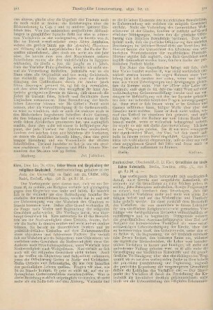 312-314 [Rezension] Buchrucker, Karl, Grundlinien der kirchlichen Katechetik