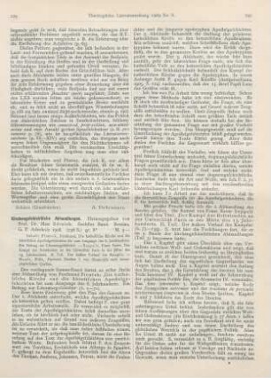 229-231 [Rezension] Sdralek, Max (Hrsg.), Kirchengeschichtliche Abhandlungen. Sechster Band