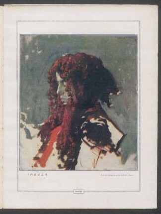 "Cabeza" - [Ilustración] : Óleo del malogrado pintor Carlos F. Sáez