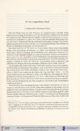 IV. Ein maßgebliches Buch
