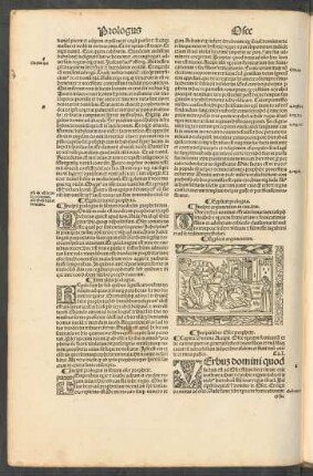 Incipit Osee prophete.