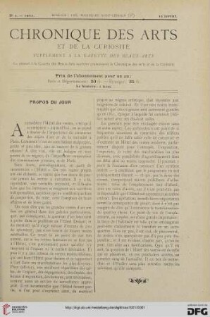 Nr. 1 (15 Janvier)