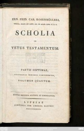 Ps. 7, Vol. 4: Zephania, Haggai, Zacharias, Maleachi