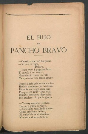 El hijo de Pancho Bravo