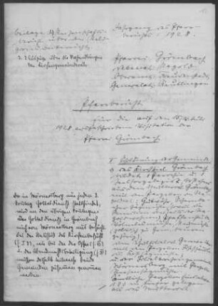 Grömbach-Wörnersberg mit Garrweiler: Pfarrbericht 1928