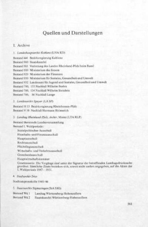 Quellen und Darstellungen