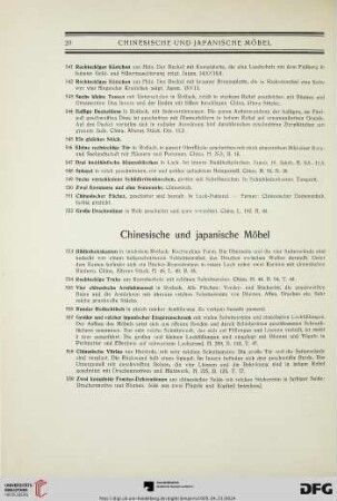 Chinesische und japanische Möbel (Nr. 553-559)