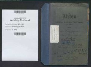 Horten, Alphons geb. 05.12.1876; Bergassessor; Prüfungs- u. Personalakten Band 2