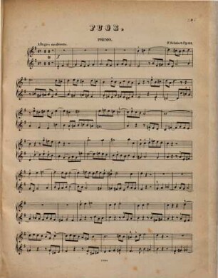 Pianoforte-Werke : zu 4 Hdn., 3,20. Fuge : op. 152