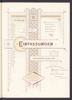 VII. Abtheilung. Einfassungen