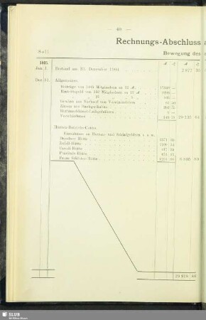 V. Rechnungs-Abschluss für das Jahr 1905