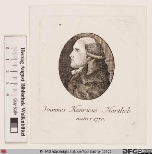 Bildnis Johann Heinrich Hartlieb (I)