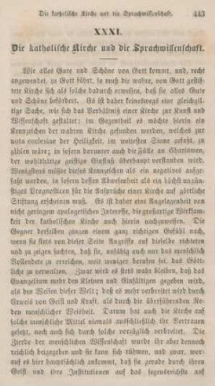 443-456 Die katholische Kirche und die Sprachwissenschaft