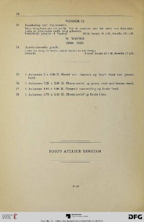 Aubussons (Nr. 75-78)