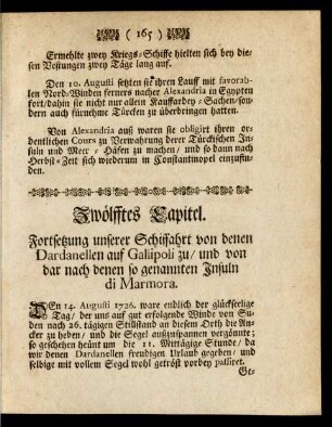 Zwölfftes Capitel.