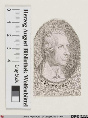 Bildnis August (Friedrich Ferdinand) Kotzebue (1785 von)