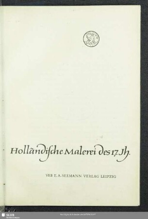 Holländische Malerei des 17. Jahrhunderts